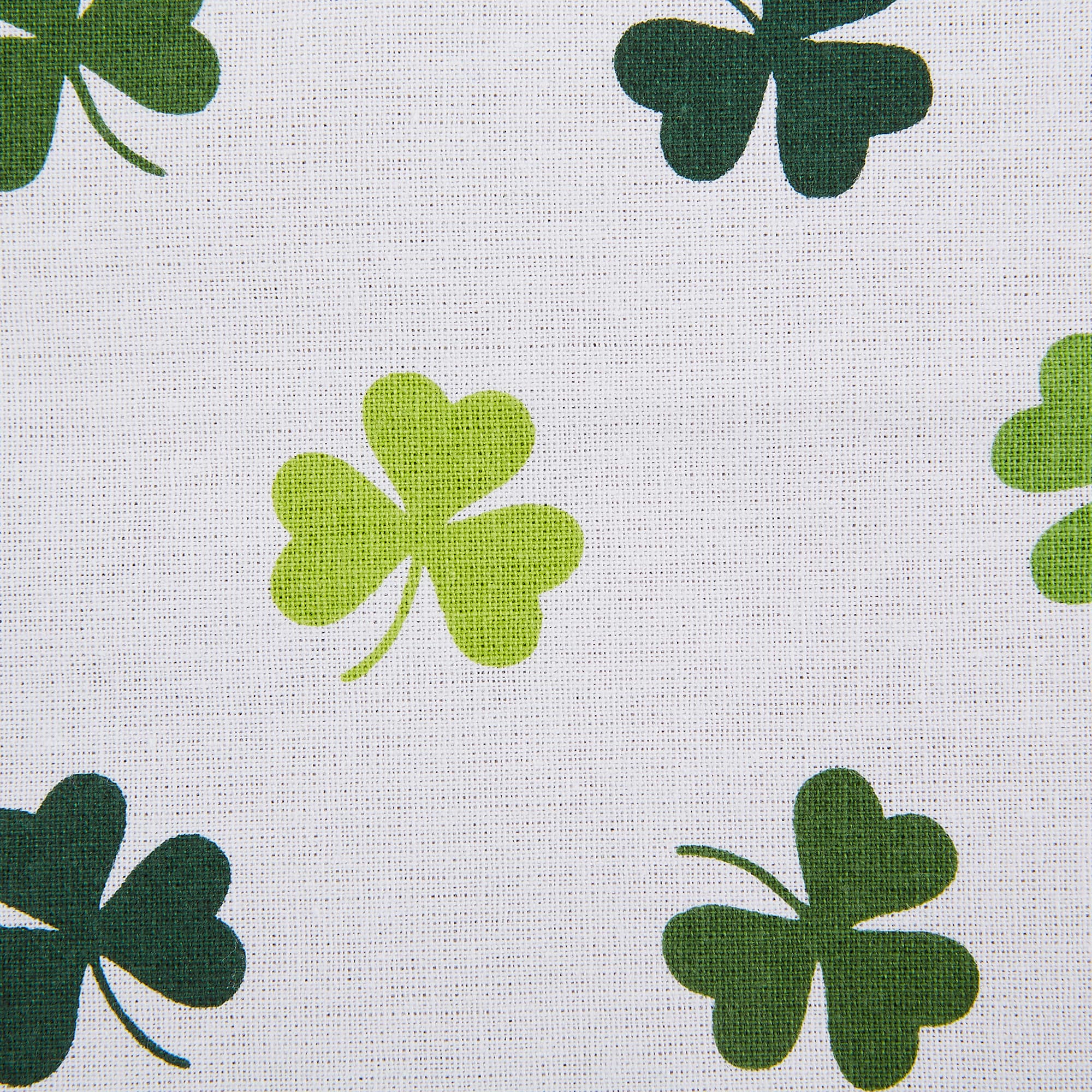 DII&#xAE; Green &#x26; White Shamrock Lucky Day Dishtowels, 2ct.